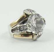 2 LARGE STERLING SILVER RINGS