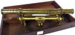 18TH/19TH C. RARE BRASS LEVEL