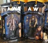 FIVE AEW UNMATCHED ACTION FIGURES