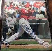 FOUR AUTOGRAPHED SPORTS ITEMS