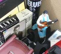 BOX LOT OF ELVIS COLLECTIBLES