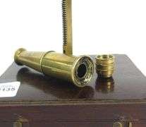 BRASS POCKET MICROSCOPE