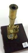 BRASS POCKET MICROSCOPE