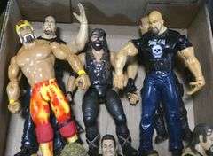 10 WWF/WWE JAKKS WRESTLING FIGURES