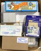 BOX LOT OF 1990'S BASEBALL CARDS