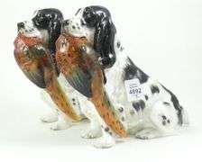 PAIR ROYAL DOULTON DOG FIGURINES