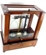 CHRISTIAN BECKER BALANCE SCALE WITH PROVENANCE