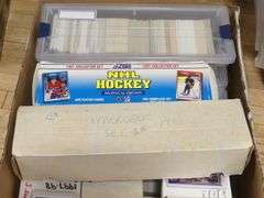 BOX LOT OF 1990'S HOCKEY CARDS