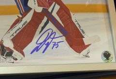 FIVE AUTOGRAPHED HOCKEY PHOTOS