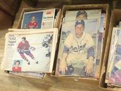 THREE BOX LOTS OF SPORTS EPHEMERA