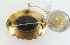 EXCEPTIONAL ANTIQUE MOURNING BROOCH