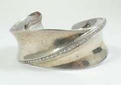 SILVER & DIAMOND BRACELET