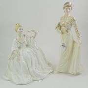 2 COALPORT PORCELAIN FIGURINES