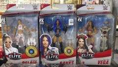 FIVE MATTEL WWE ELITE ACTION FIGURES