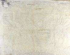 17TH CENTURY HANDWRITTEN INDENTURE