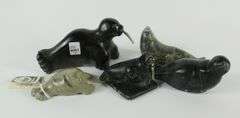 5 INUIT STONE CARVINGS