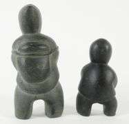 2 STONE FIGURES BY CAMILLE IQULIQ