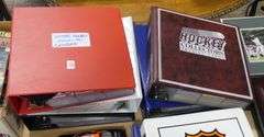 7 BINDERS OF 1990'S HOCKEY CARDS