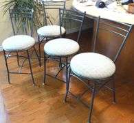 SET OF FOUR STOOLS