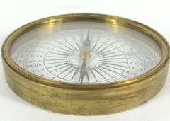 J. CASSARTELLI BRASS COMPASS