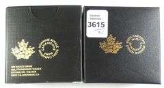 2 CANADIAN FINE SILVER COINS