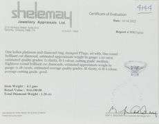 PLATINUM DIAMOND SOLITAIRE