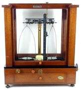 CHRISTIAN BECKER BALANCE SCALE WITH PROVENANCE