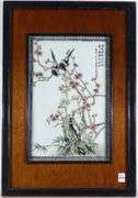 PAIR CHINESE PORCELAIN PLAQUES