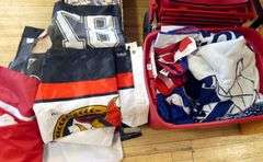 SPORTS BLANKETS AND FLAGS