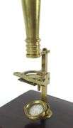 BRASS POCKET MICROSCOPE