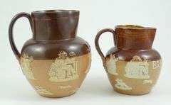 2 ANTIQUE DOULTON JUGS