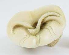 2 MINIATURE IVORY CARVINGS