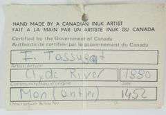 2 INUIT CARVED FIGURES