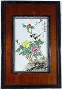 PAIR CHINESE PORCELAIN PLAQUES
