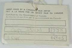 4 INUIT GREEN STONE CARVINGS