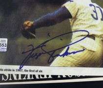 FOUR FERGIE JENKINS AUTOGRAPHS