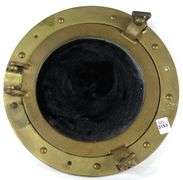 BRASS PORTHOLE MIRROR