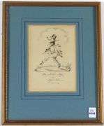 ANTIQUE PEN & INK BOOK ILLUSTRATION