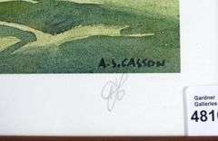 HAND-SIGNED A.J. CASSON PRINT
