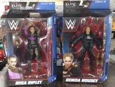 FIVE MATTEL WWE ELITE ACTION FIGURES