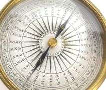 J. CASSARTELLI BRASS COMPASS