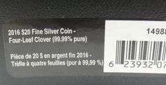 2 CANADIAN FINE SILVER COINS