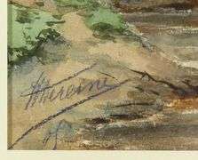 ANTIQUE WATERCOLOUR