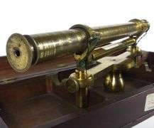 18TH/19TH C. RARE BRASS LEVEL