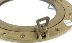 BRASS PORTHOLE MIRROR