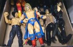 10 WWF/WWE JAKKS WRESTLING FIGURES