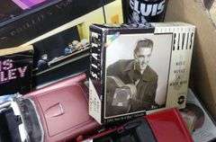 BOX LOT OF ELVIS COLLECTIBLES