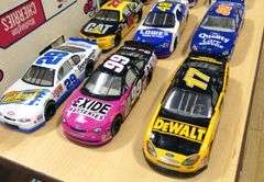 NINE DIE-CAST NASCAR MODELS
