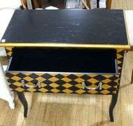PAINTED DESIGNER CONSOLE CABINET
