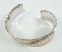 SILVER & DIAMOND BRACELET